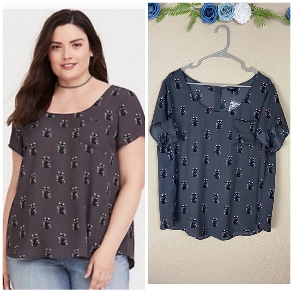 torrid cat blouse